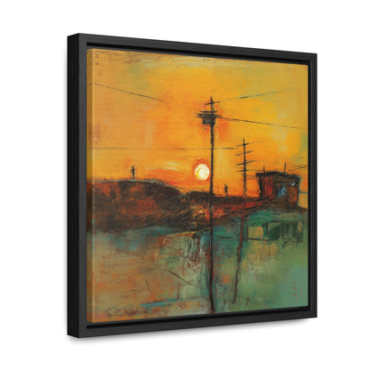 Land of the Sun 54, Valentinii, Gallery Canvas Wraps, Square Frame