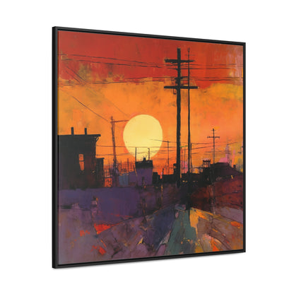 Land of the Sun 78, Valentinii, Gallery Canvas Wraps, Square Frame