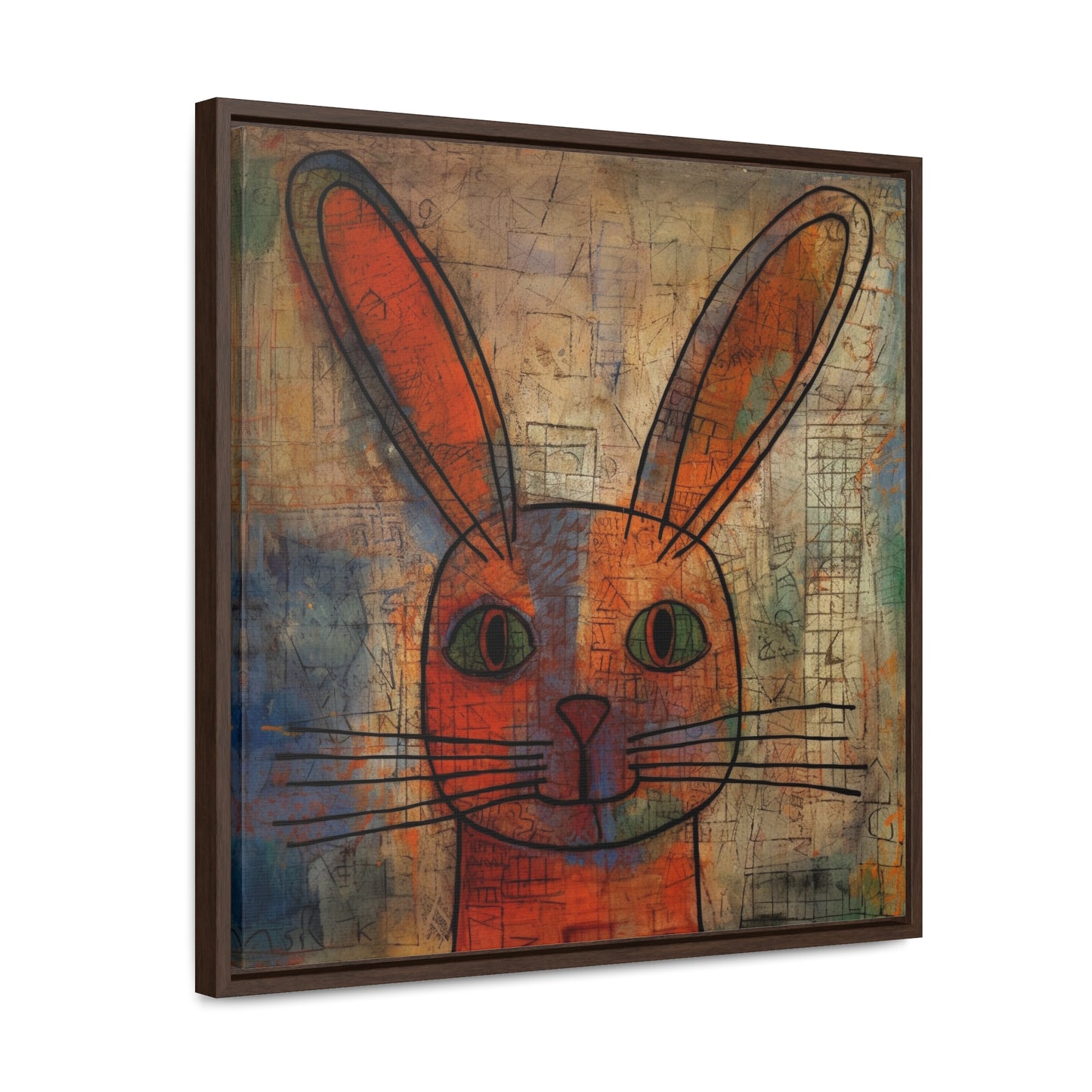 Rabbit 2, Gallery Canvas Wraps, Square Frame