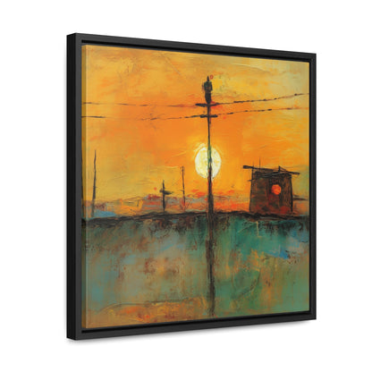 Land of the Sun 50, Valentinii, Gallery Canvas Wraps, Square Frame