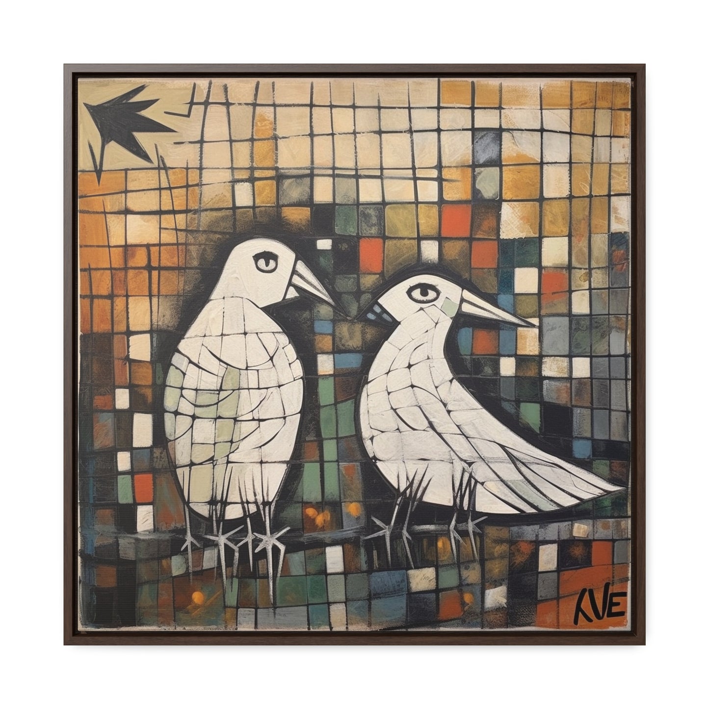 Bird 36, Gallery Canvas Wraps, Square Frame