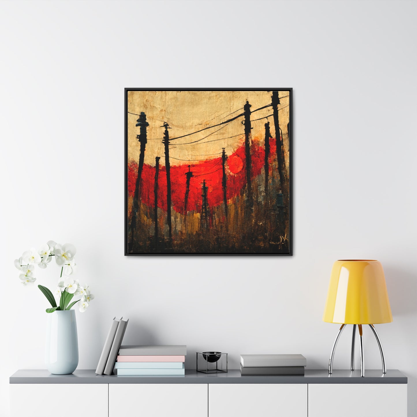 Land of the Sun 30, Valentinii, Gallery Canvas Wraps, Square Frame