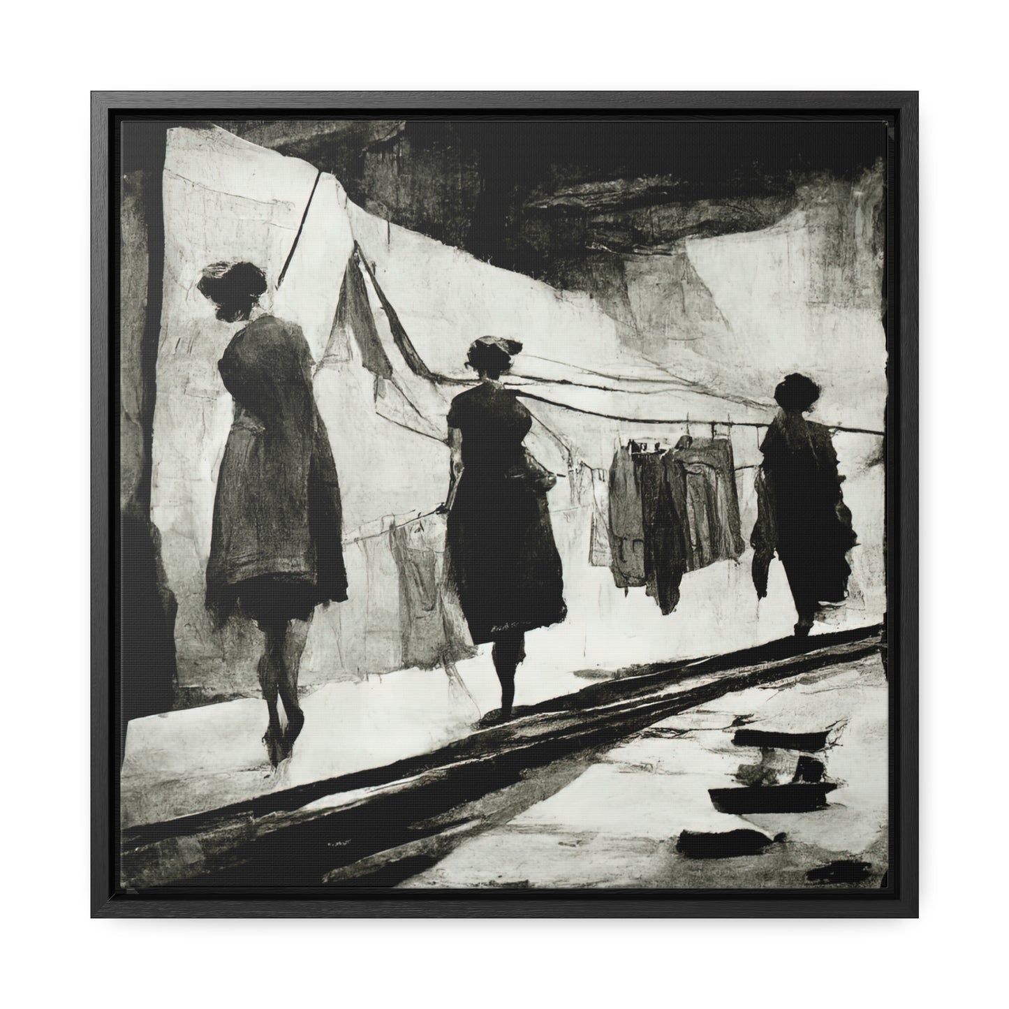 Domestic Memories 3, Valentinii, Gallery Canvas Wraps, Square Frame