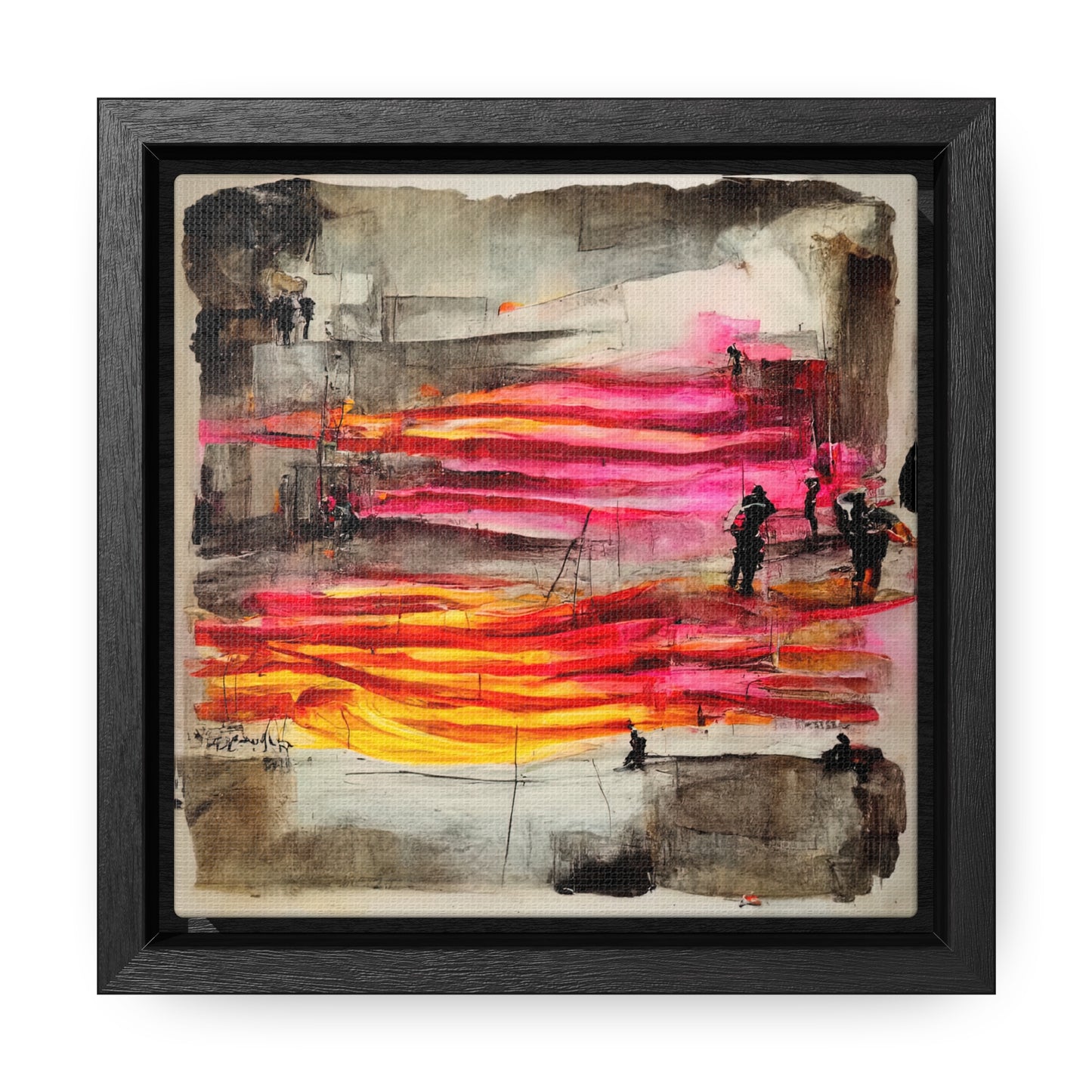 Land of the Sun 6, Valentinii, Gallery Canvas Wraps, Square Frame