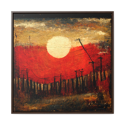 Land of the Sun 19, Valentinii, Gallery Canvas Wraps, Square Frame