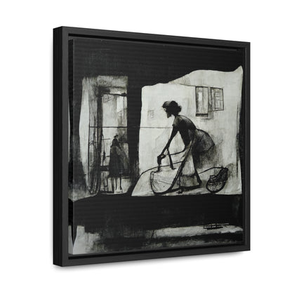 Domestic Memories 36, Valentinii, Gallery Canvas Wraps, Square Frame