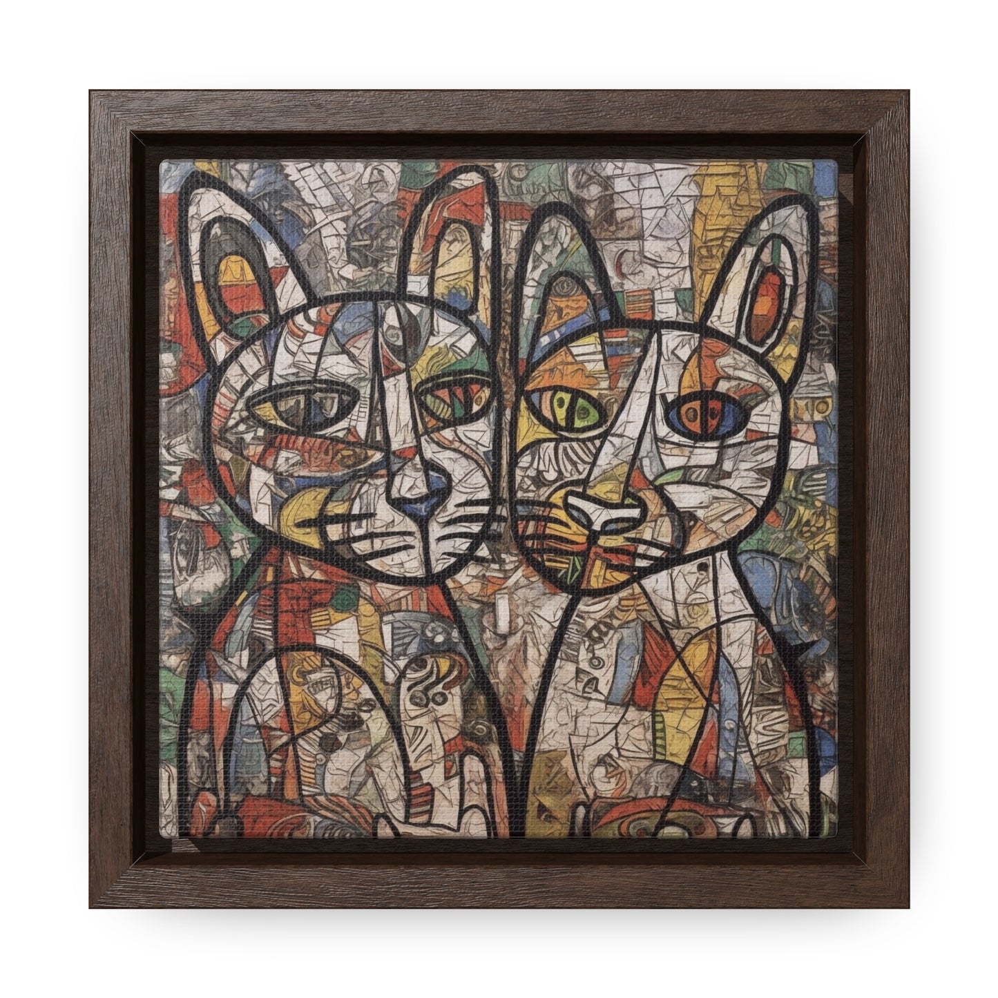 Cat 2, Gallery Canvas Wraps, Square Frame