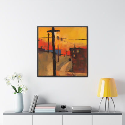 Land of the Sun 70, Valentinii, Gallery Canvas Wraps, Square Frame