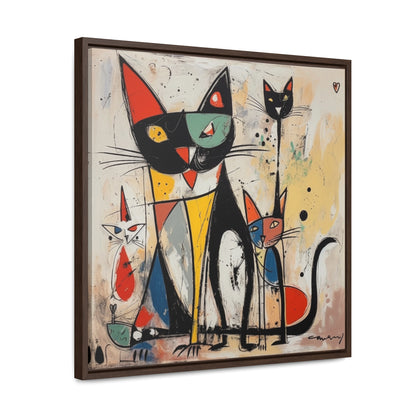 Cat 63, Gallery Canvas Wraps, Square Frame