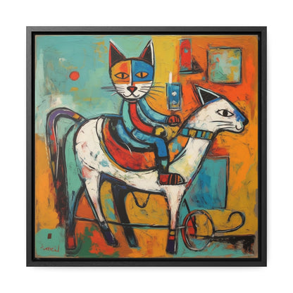 Cat 111, Gallery Canvas Wraps, Square Frame