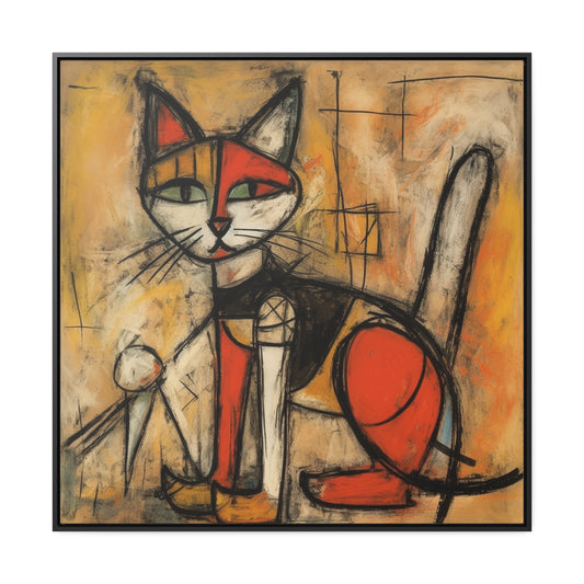 Cat 53, Gallery Canvas Wraps, Square Frame