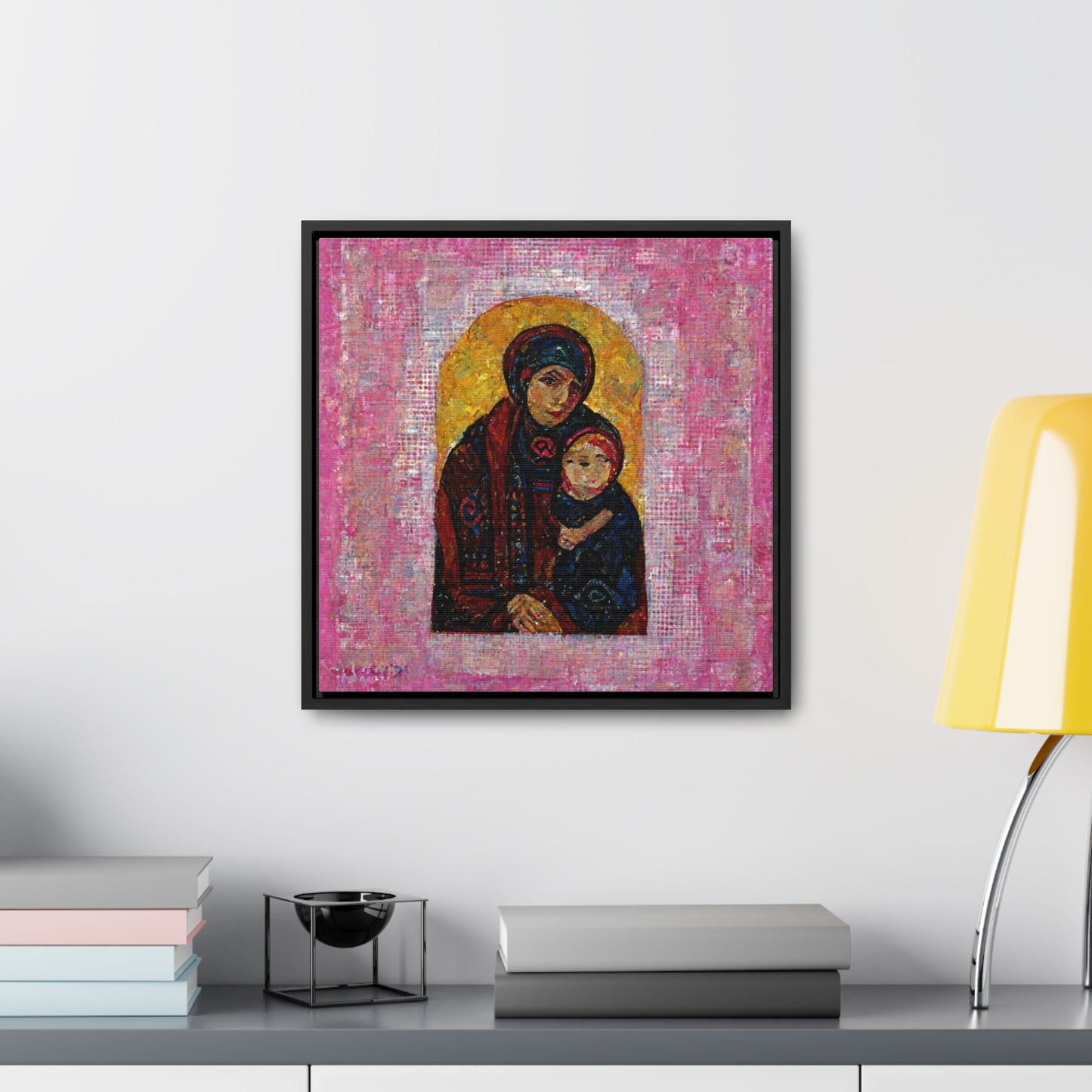 Mary and the Child 10, Valentinii, Gallery Canvas Wraps, Square Frame