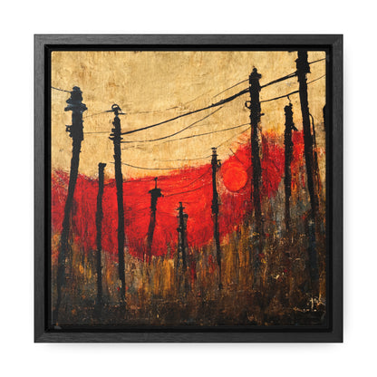 Land of the Sun 23, Valentinii, Gallery Canvas Wraps, Square Frame