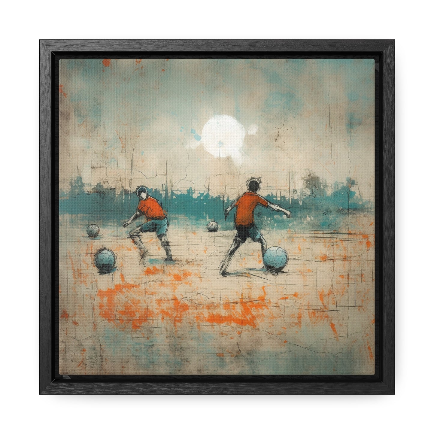 Childhood 36, Gallery Canvas Wraps, Square Frame