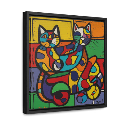 Cat 147, Gallery Canvas Wraps, Square Frame