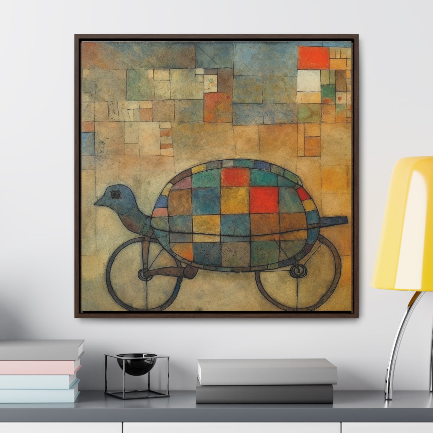 Turtle 9, Gallery Canvas Wraps, Square Frame