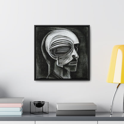 Brain 29, Valentinii, Gallery Canvas Wraps, Square Frame