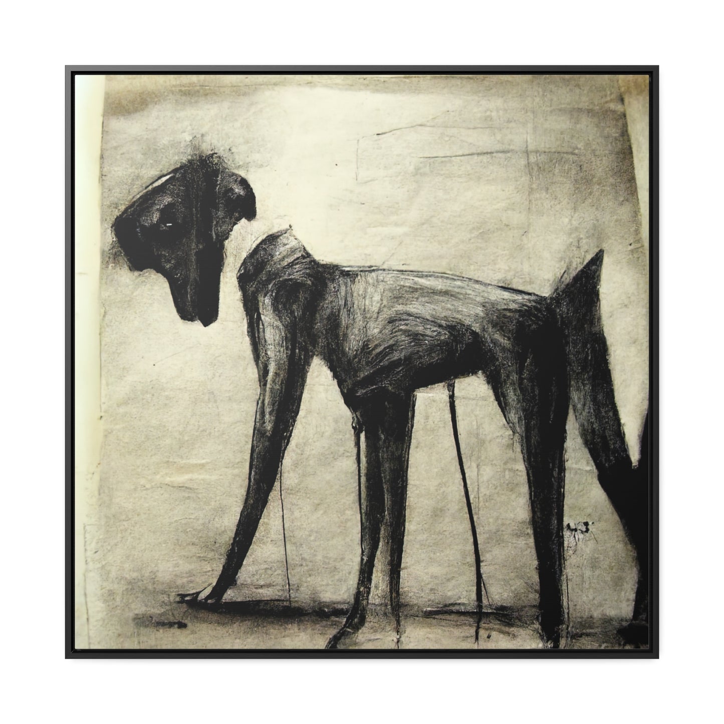 Dogs and Puppies 23, Valentinii, Gallery Canvas Wraps, Square Frame