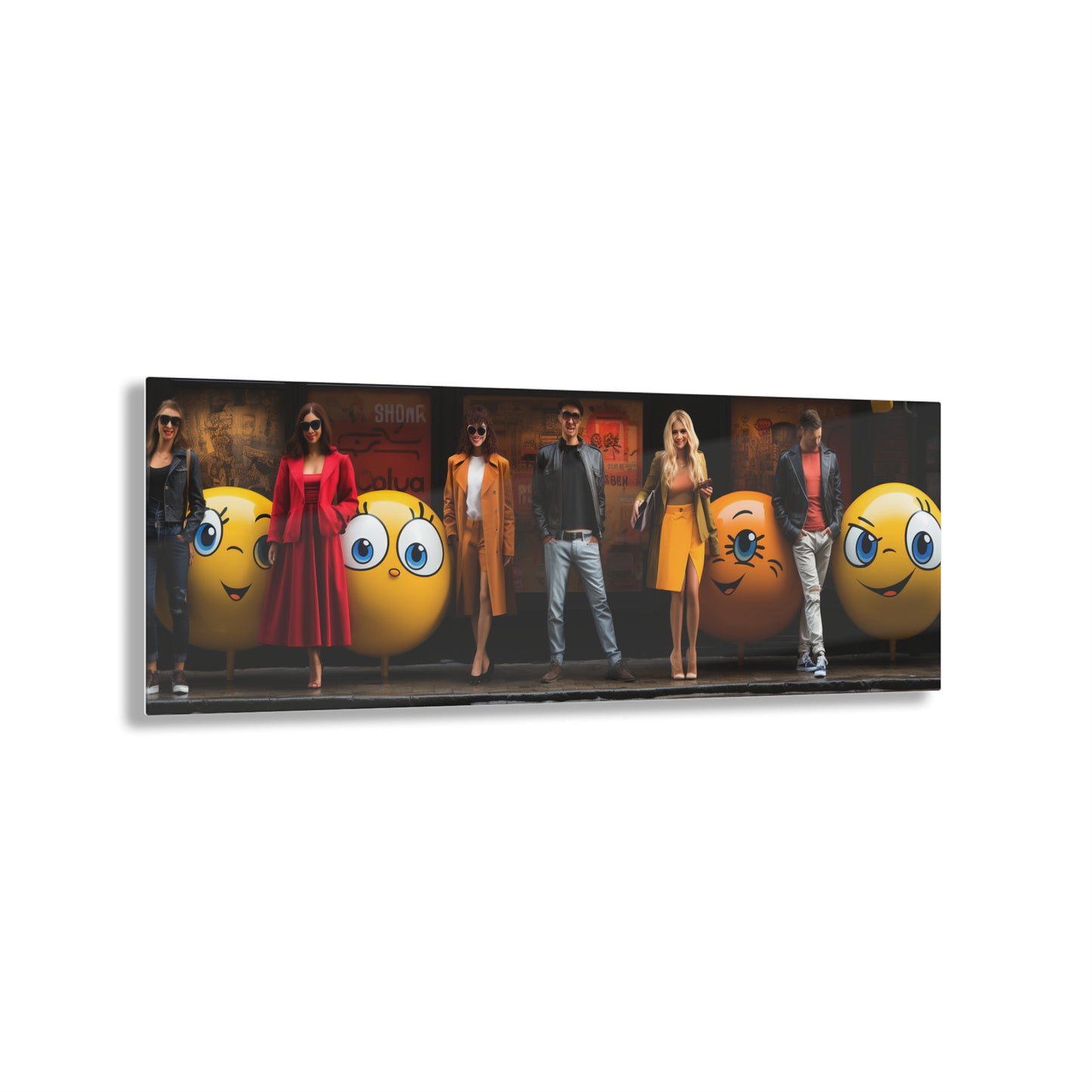 Emoji 33, Acrylic Prints