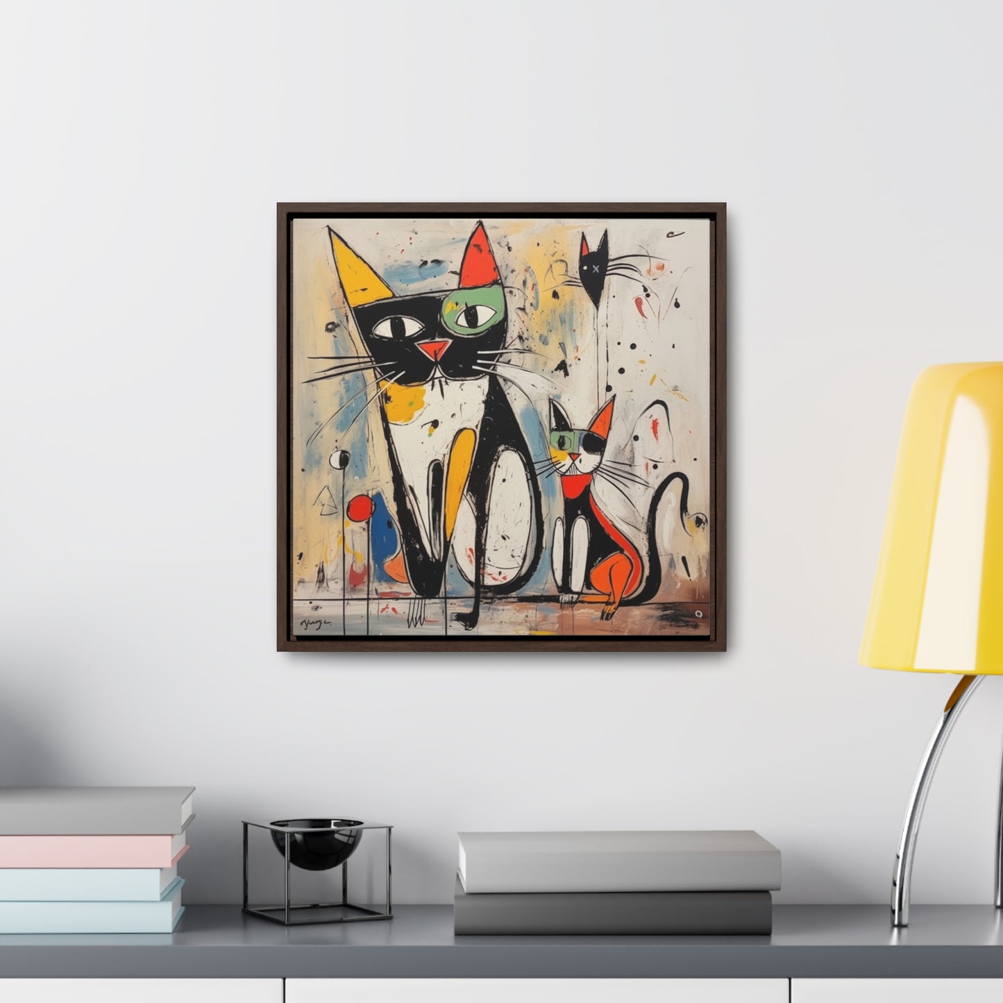 Cat 41, Gallery Canvas Wraps, Square Frame