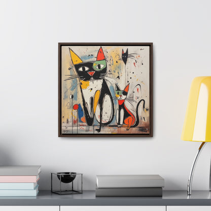 Cat 41, Gallery Canvas Wraps, Square Frame