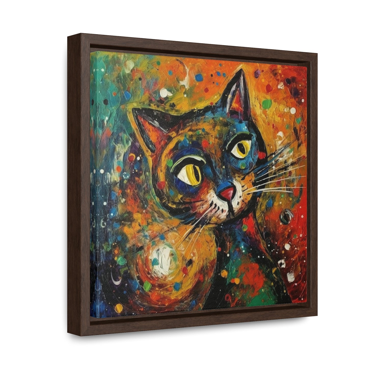 Cat 131, Gallery Canvas Wraps, Square Frame