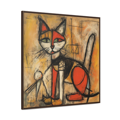 Cat 53, Gallery Canvas Wraps, Square Frame