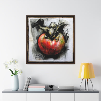 Apple 27, Valentinii, Gallery Canvas Wraps, Square Frame