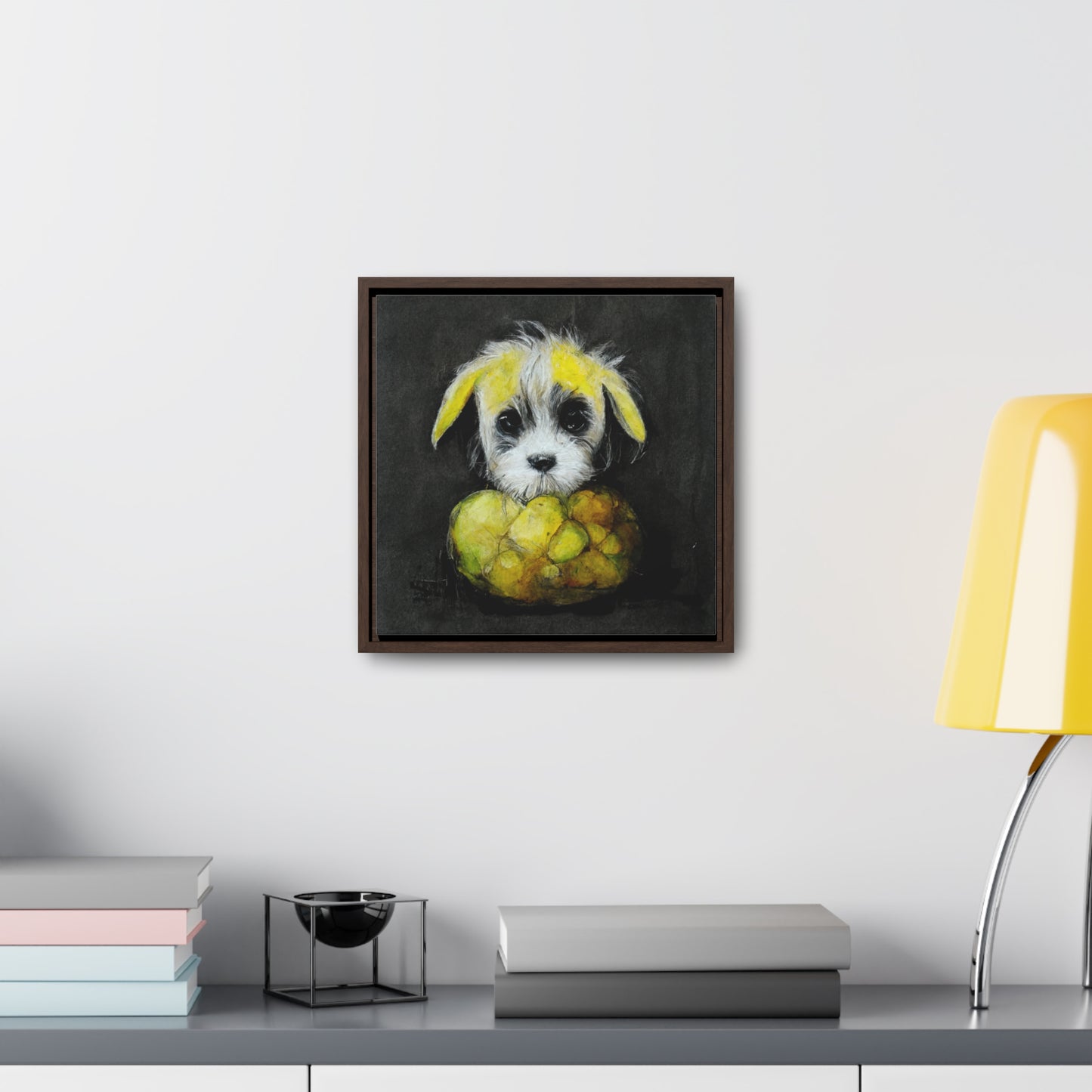 Dogs and Puppies 7, Valentinii, Gallery Canvas Wraps, Square Frame