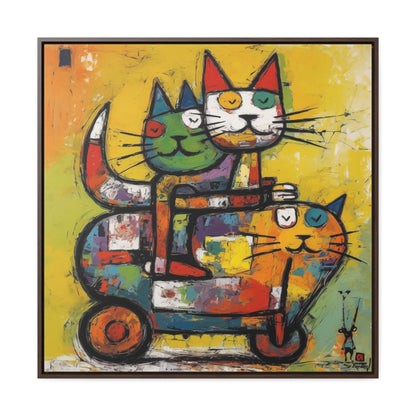 Cat 140, Gallery Canvas Wraps, Square Frame