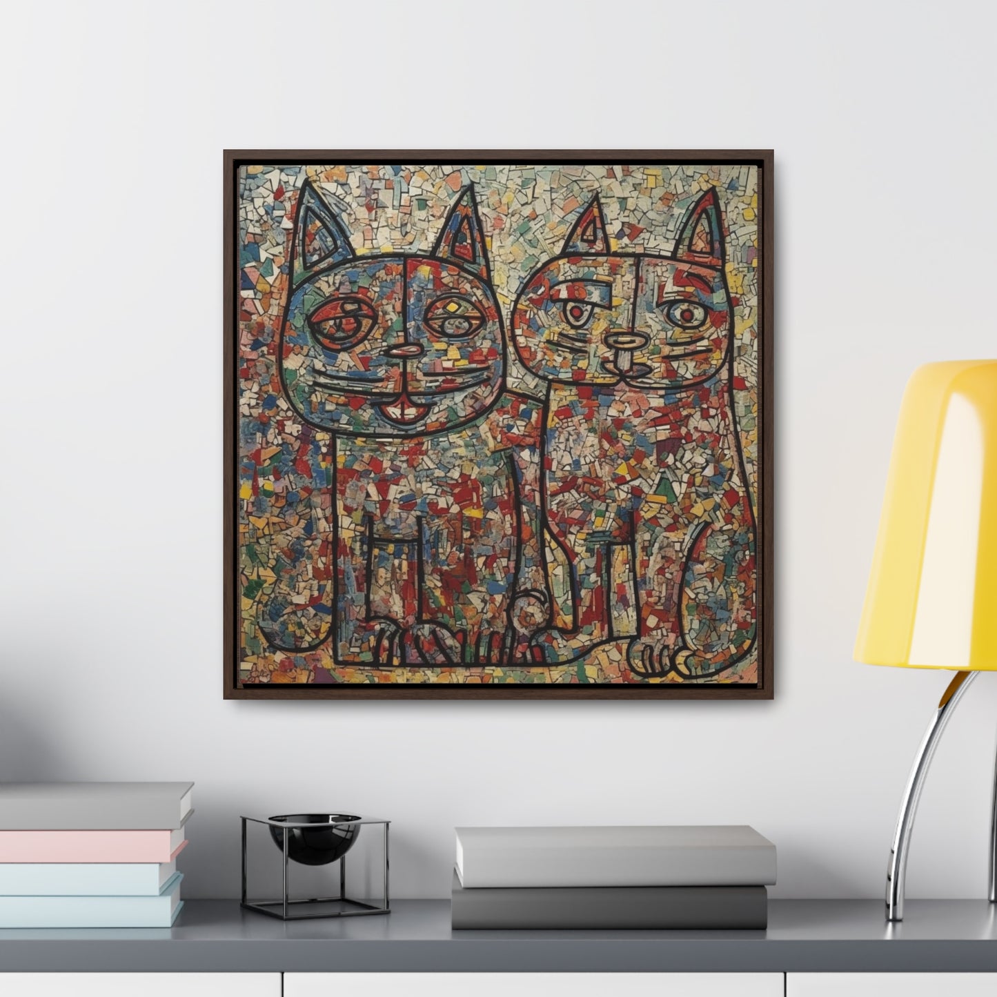 Cat 5, Gallery Canvas Wraps, Square Frame