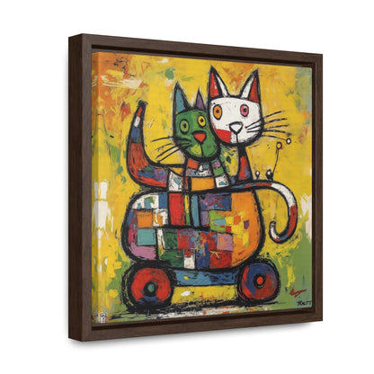 Cat 155, Gallery Canvas Wraps, Square Frame